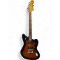 Used 2011 Fender Modern Player Jaguar 2 Tone Sunburst Solid Body Electric Guitar thumbnail