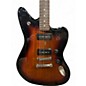Used 2011 Fender Modern Player Jaguar 2 Tone Sunburst Solid Body Electric Guitar