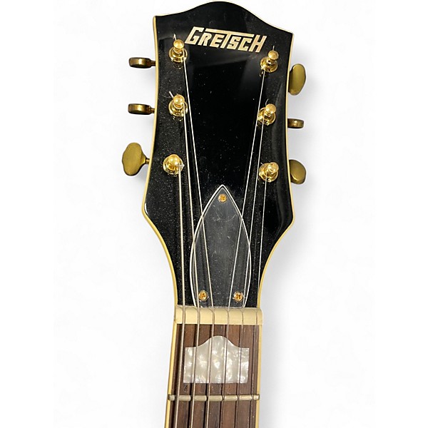 Used Gretsch Guitars jim dandy  deltolux dreadnought Black Acoustic Electric Guitar