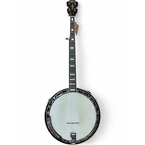 Used Aria Bowtie Deluxe Natural Banjo