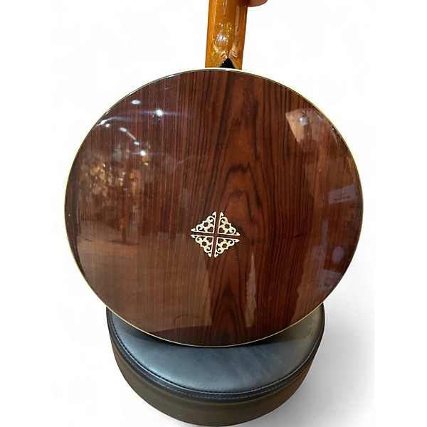 Used Aria Bowtie Deluxe Natural Banjo