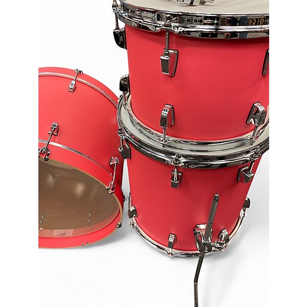 Used 2024 Ludwig 3 Piece NUESONIC Pink Drum Kit