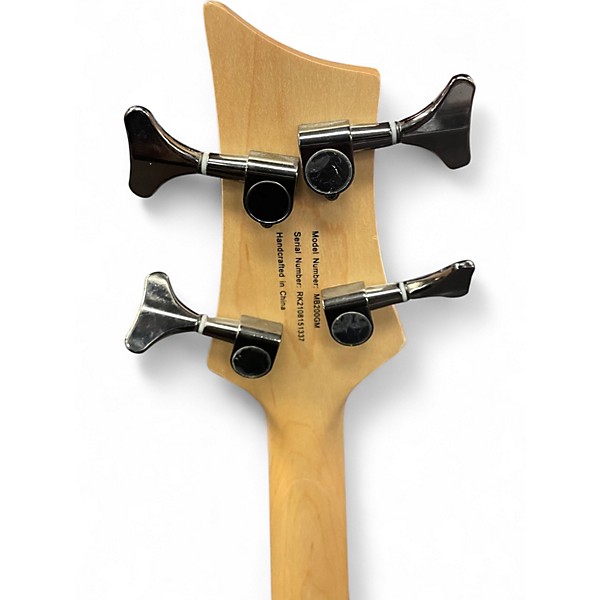 Used Mitchell MB200 Silver Electric Bass Guitar