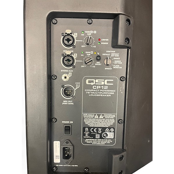 Used QSC CP12 Powered Speaker