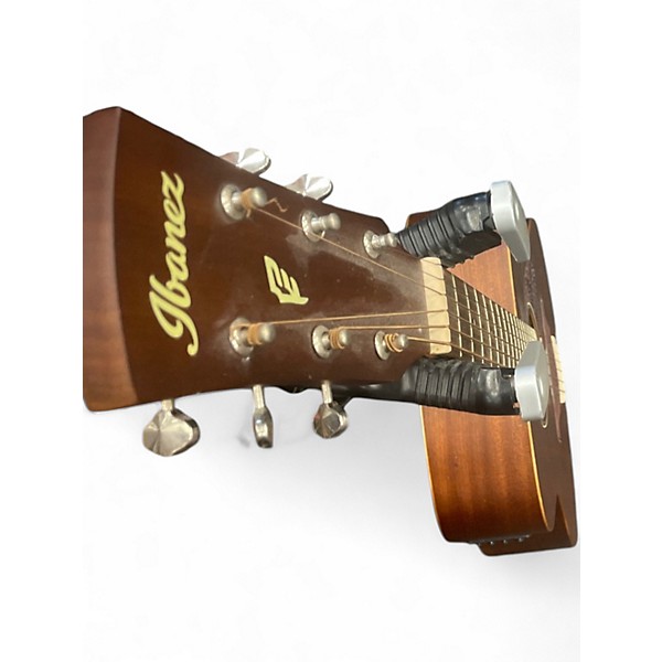 Used Ibanez pc12MCE Natural Acoustic Electric Guitar