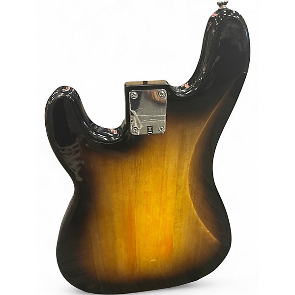 Used Squier Precision Bass Sunburst Electric Bass Guitar