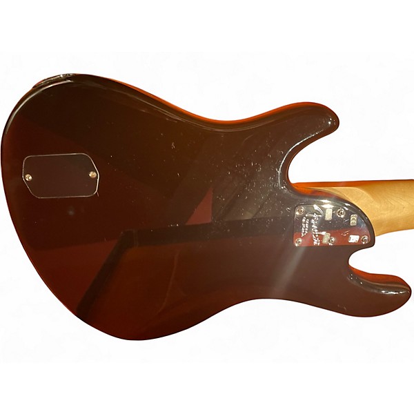 Used Fender American Deluxe Dimension Bass IV HH Black Electric Bass Guitar