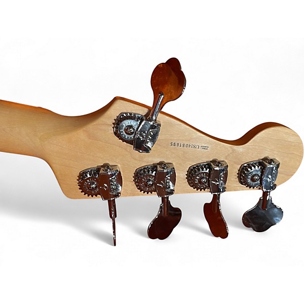 Used Fender American Deluxe Dimension Bass IV HH Black Electric Bass Guitar