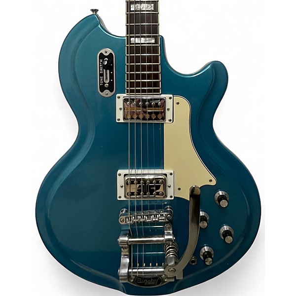 Used Eastwood 59 CORONADO SPARKLE BLUE Solid Body Electric Guitar