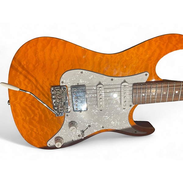Used Tagima Stella DW Trans Orange Solid Body Electric Guitar