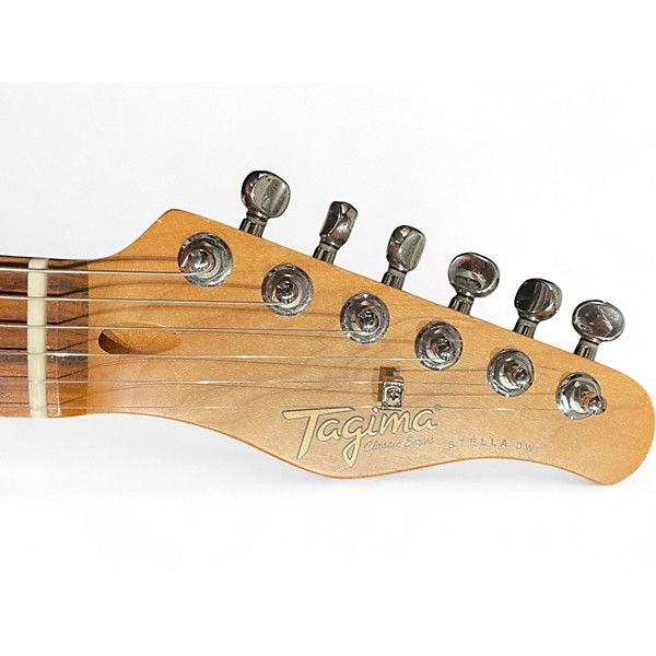 Used Tagima Stella DW Trans Orange Solid Body Electric Guitar