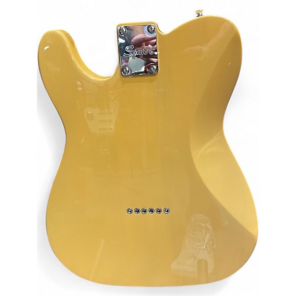 Used Squier telecaster Natural Solid Body Electric Guitar