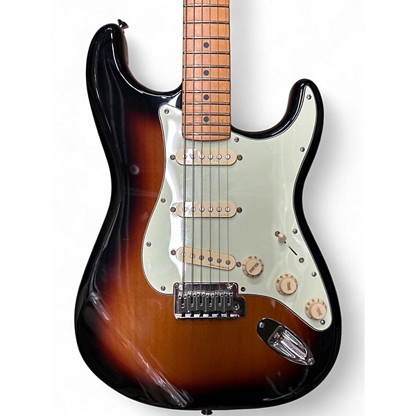 Used Fender Player Plus Stratocaster 3 Color Sunburst Solid Body Electric Guitar