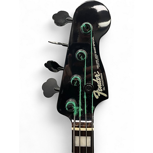 Used Partscaster pj bass Silver Electric Bass Guitar