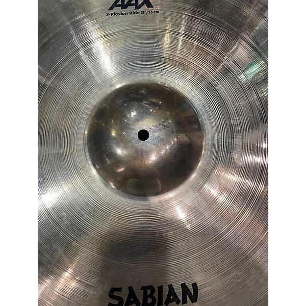 Used SABIAN 21in AAX XPLOSION RIDE Cymbal