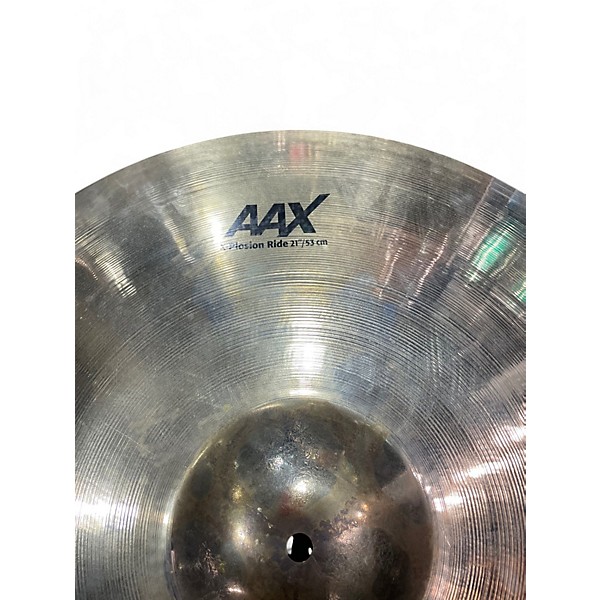 Used SABIAN 21in AAX XPLOSION RIDE Cymbal