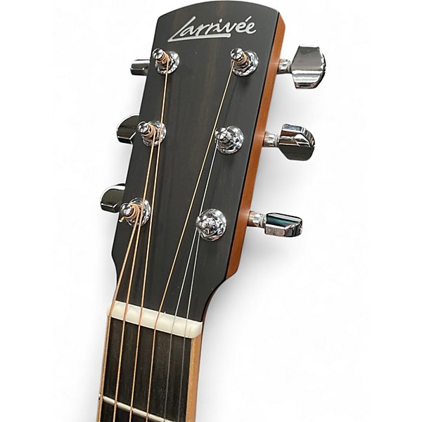 Used Larrivee OMV-03-RW Natural Acoustic Electric Guitar
