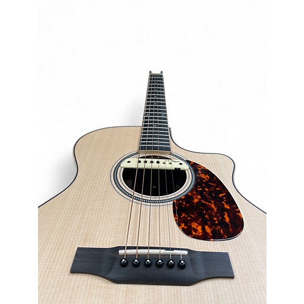 Used Larrivee OMV-03-RW Natural Acoustic Electric Guitar