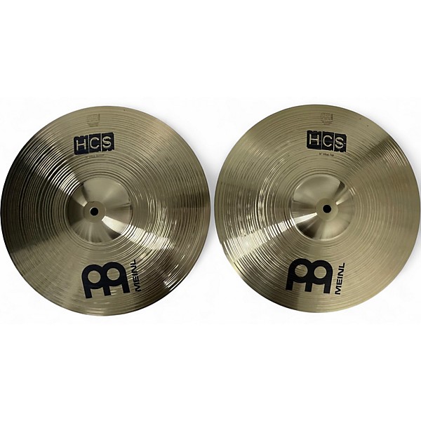Used MEINL 14in HCS Hi Hat Pair Cymbal