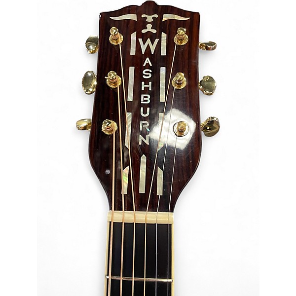 Used Washburn WSD5240TSK 2 Tone Sunburst Acoustic Guitar