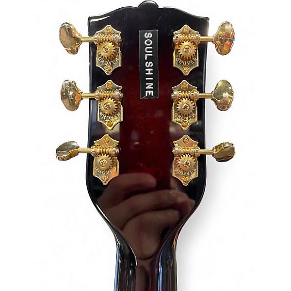 Used Washburn WSD5240TSK 2 Tone Sunburst Acoustic Guitar