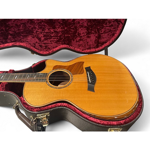 Used Taylor 814CE DLX Blonde Acoustic Electric Guitar