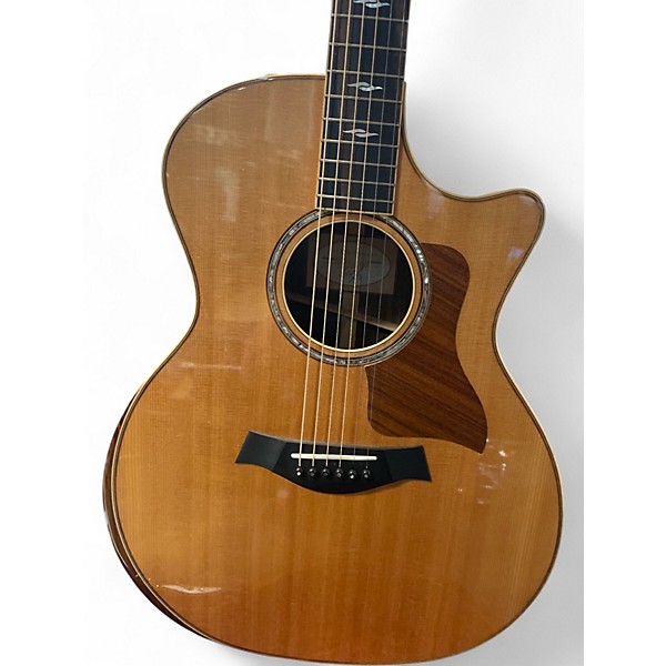 Used Taylor 814CE DLX Blonde Acoustic Electric Guitar