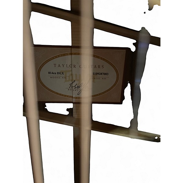 Used Taylor 814CE DLX Blonde Acoustic Electric Guitar