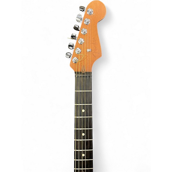 Used Fender American Acoustasonic Stratocaster Brown Acoustic Electric Guitar