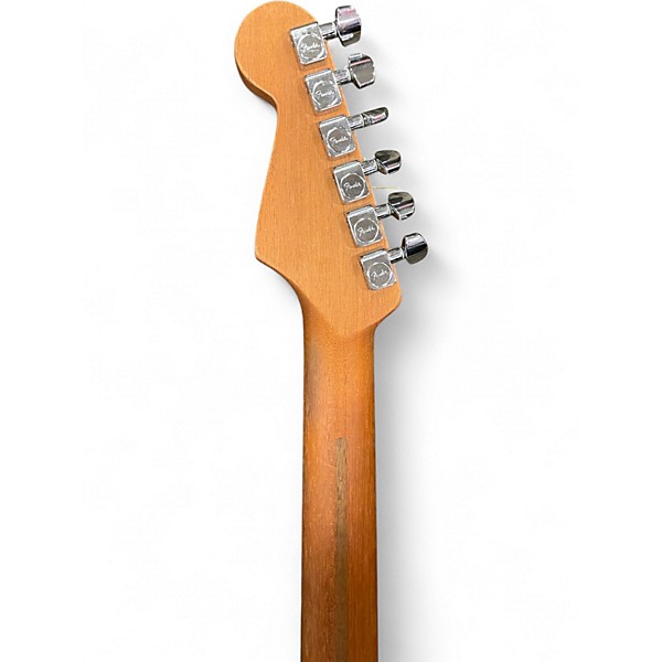 Used Fender American Acoustasonic Stratocaster Brown Acoustic Electric Guitar