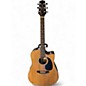 Used Takamine EGC530C Natural Acoustic Electric Guitar thumbnail