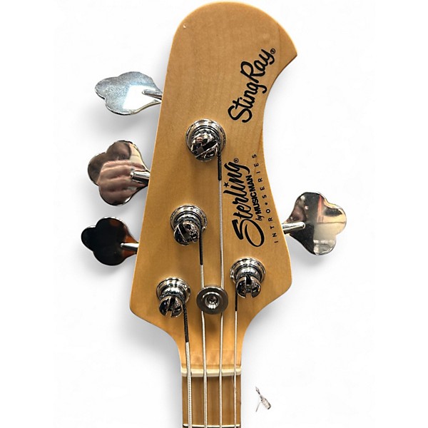 Used Sterling by Music Man RAY2 Trans Orange Electric Bass Guitar