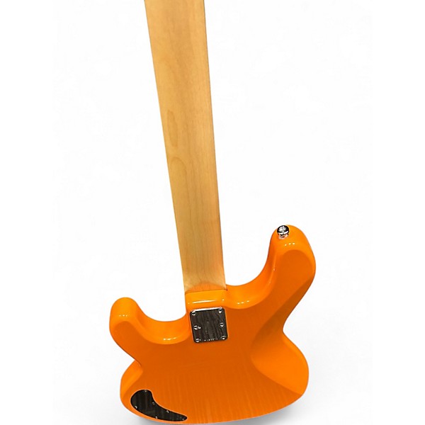 Used Sterling by Music Man RAY2 Trans Orange Electric Bass Guitar