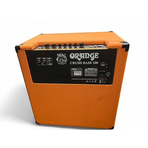 Used Orange Amplifiers CR100BXT Crush 100W 1x15 Bass Combo Amp