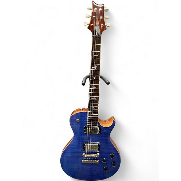 Used PRS SE Singlecut McCarty 594 Trans Blue Solid Body Electric Guitar