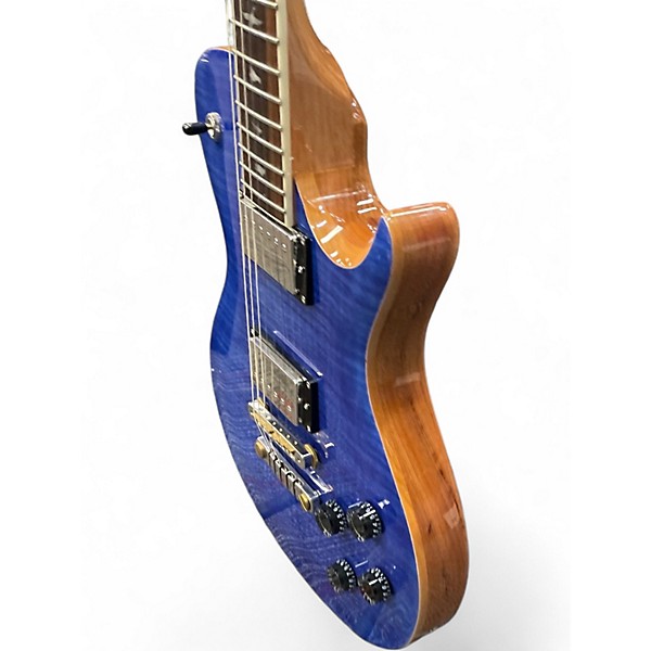 Used PRS SE Singlecut McCarty 594 Trans Blue Solid Body Electric Guitar