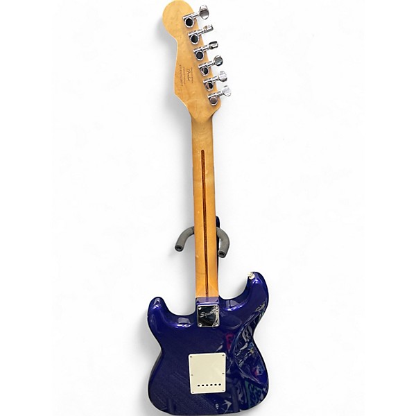 Used Squier Affinity Stratocaster Purple Solid Body Electric Guitar