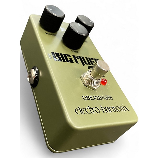 Used Electro-Harmonix Green Russian Big Muff Pi Fuzz Effect Pedal