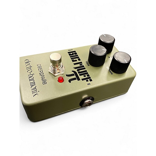 Used Electro-Harmonix Green Russian Big Muff Pi Fuzz Effect Pedal