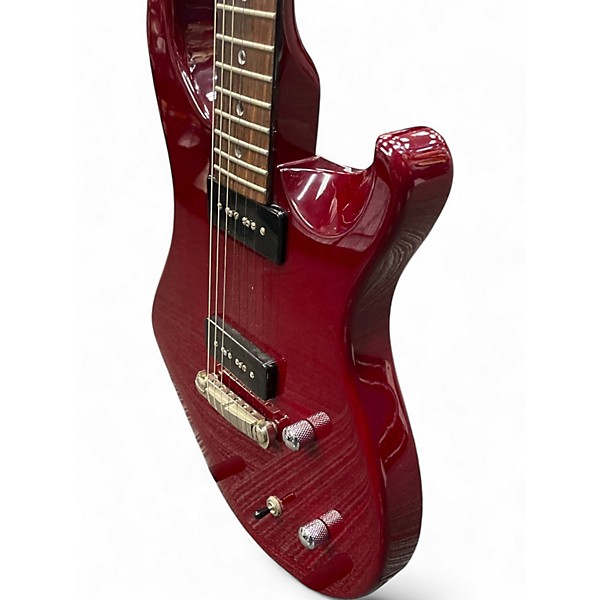 Used PRS SE SOAPBAR II Crimson Red Trans Solid Body Electric Guitar
