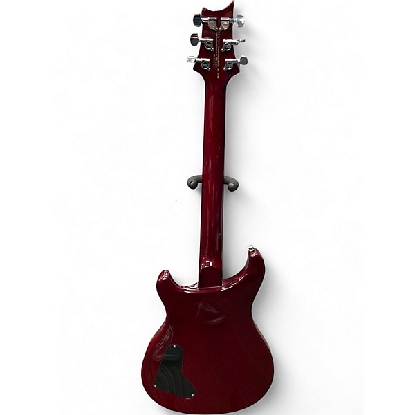 Used PRS SE SOAPBAR II Crimson Red Trans Solid Body Electric Guitar