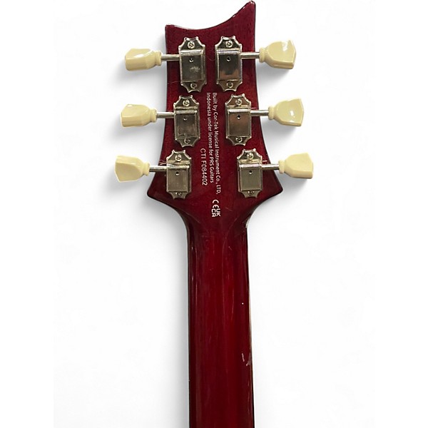 Used PRS SE Singlecut McCarty 594 Maroon Solid Body Electric Guitar