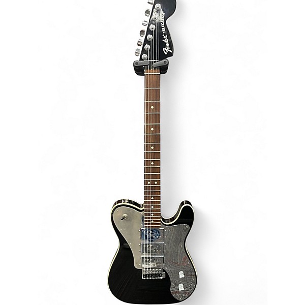 Used Fender J5 Triple Deluxe Telecaster Black Solid Body Electric Guitar