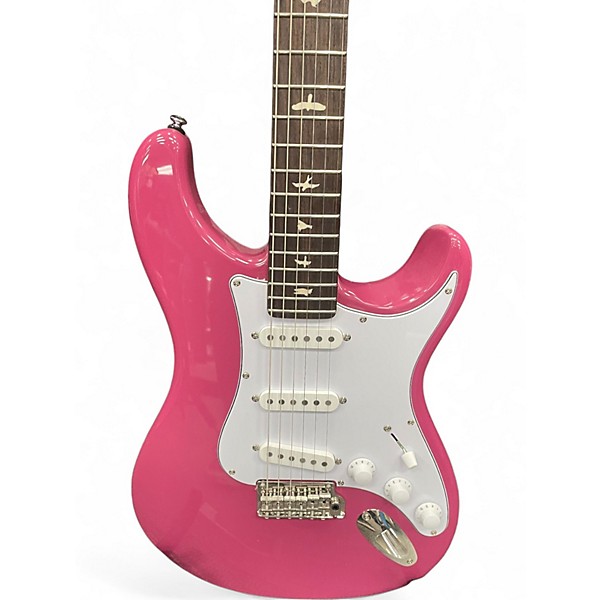 Used PRS SE Silver Sky Pink Solid Body Electric Guitar