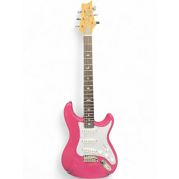 Used PRS SE Silver Sky Pink Solid Body Electric Guitar