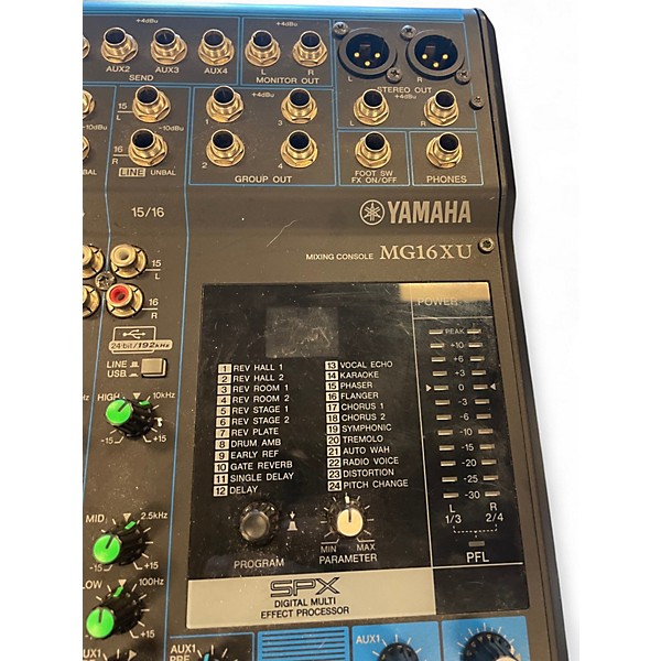 Used Yamaha MG16XU Unpowered Mixer