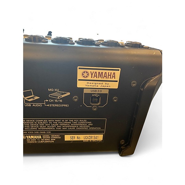 Used Yamaha MG16XU Unpowered Mixer