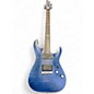 Used Schecter Guitar Research Diamond Series PT Blue Solid Body Electric Guitar thumbnail