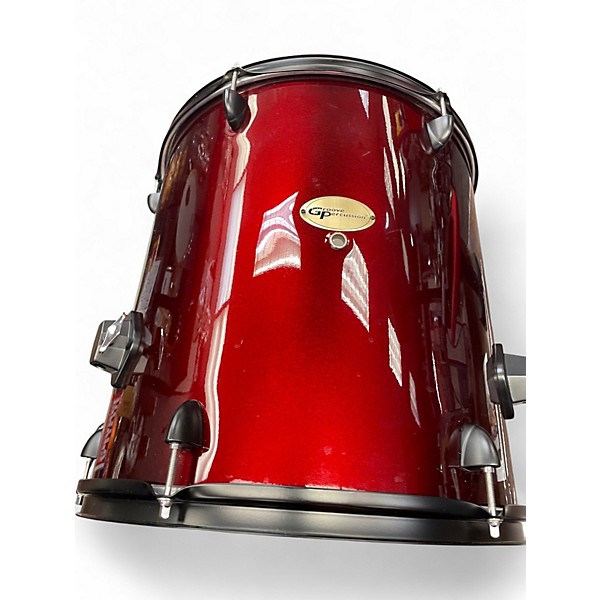Used Groove Percussion 5 Piece Standard Wine Red Drum Kit