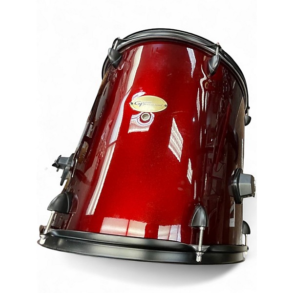 Used Groove Percussion 5 Piece Standard Wine Red Drum Kit